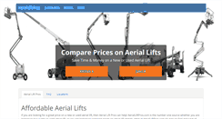 Desktop Screenshot of aerialliftpros.com